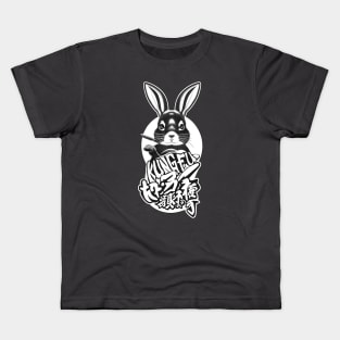 Easter Bunny Kung Fu Martial Arts Kids T-Shirt